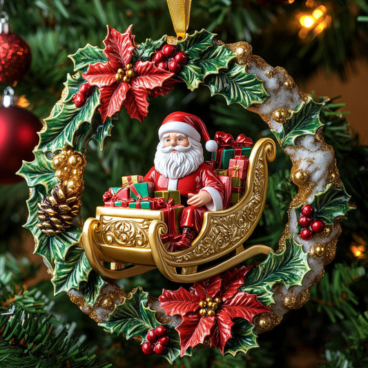 Cozy Santa CW1710024CL Christmas Ornament