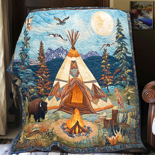 Native Tribal Tent WP2301006CL Quilt