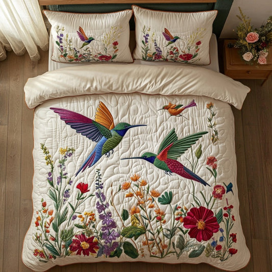 Floral Couple Hummingbird XR1809045CL Duvet Cover Set