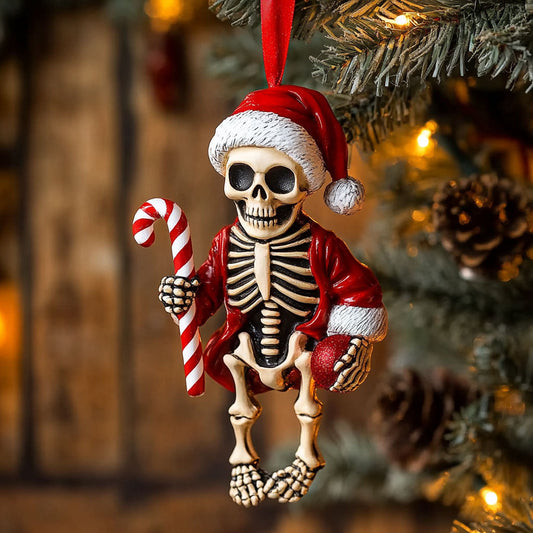 Skeleton Christmas Spirit WN0811066CL Christmas Ornament