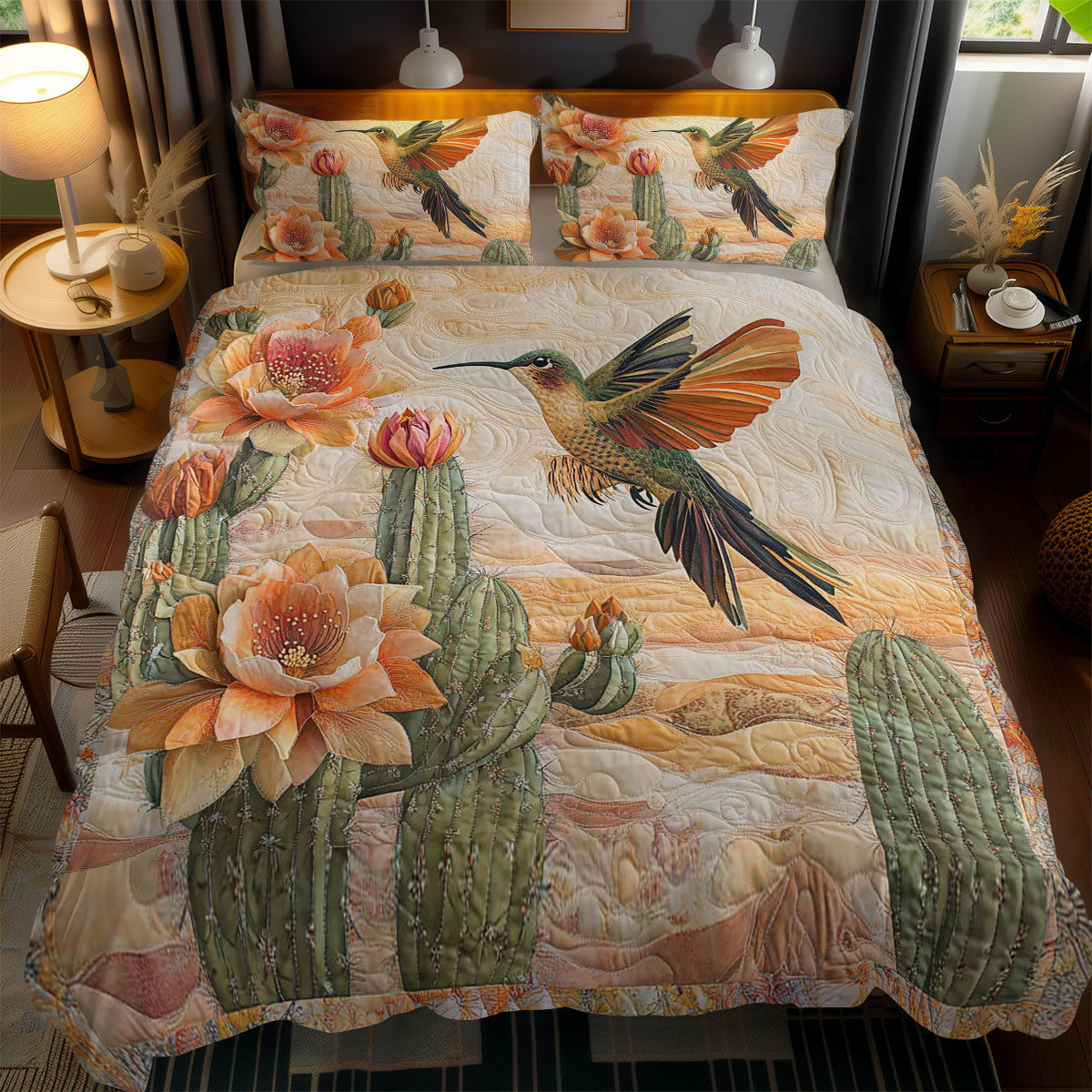 Desert Hummingbird WN0303086CL Duvet Cover Set