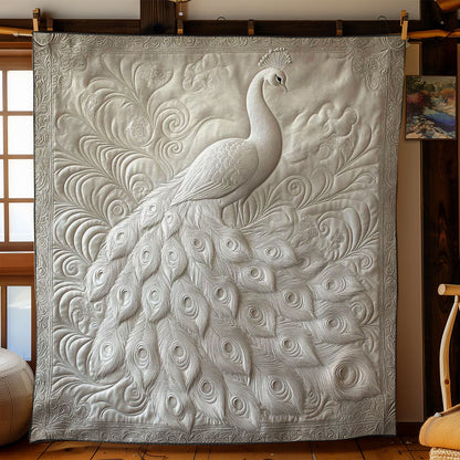 Majestic White Peacock WN1002001CL Quilt