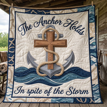Faith Anchor Cross WN2904005CL Quilt