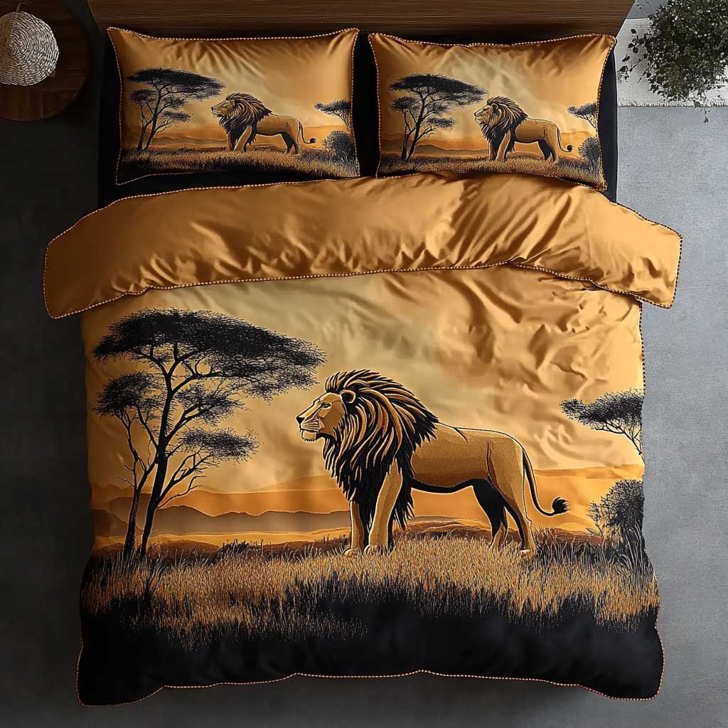 African Lion Spirit WN0503054CL Duvet Cover Set