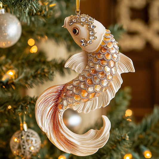 Koi Fish Glow CW0912030CL Christmas Ornament