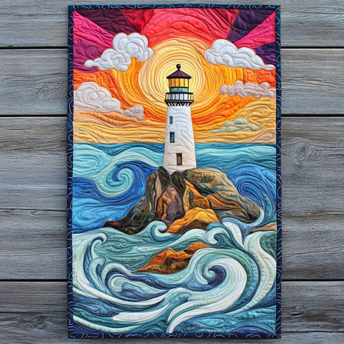 Timeless Lighthouse WP0505048CL Quilted Table Runner