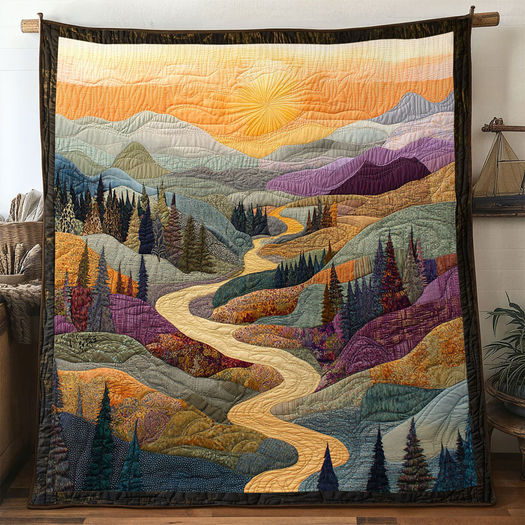 Winding Mountain Ranges WN0501087CL Quilt