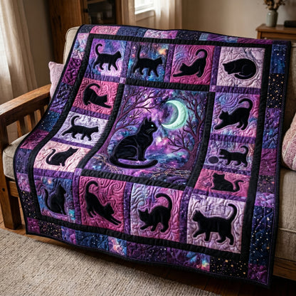 Black Cat In The Moon XR0405003CL Quilt