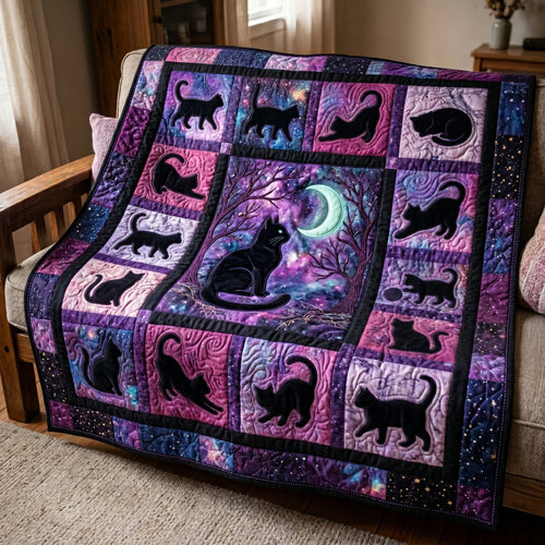 Black Cat In The Moon XR0405003CL Quilt