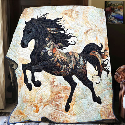 Royal Black Horse WP0802031CL Quilt