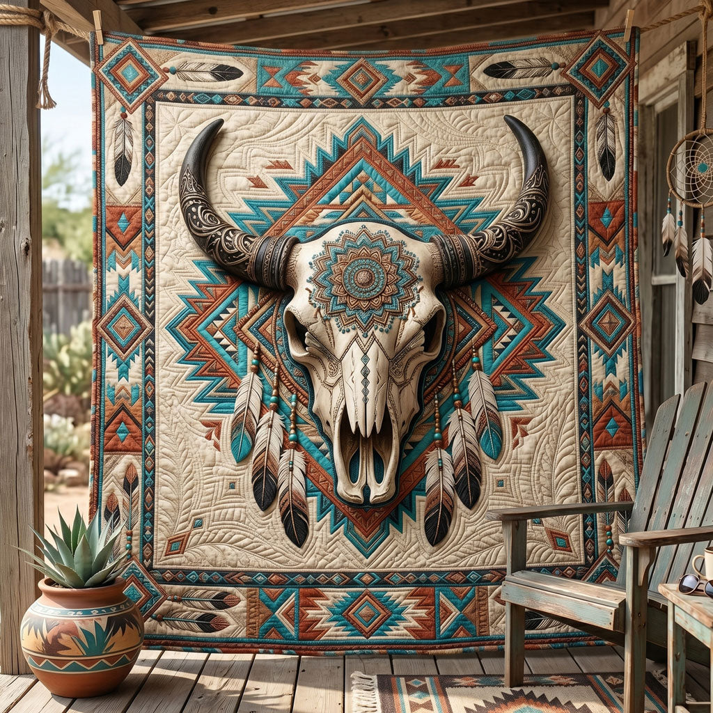 Desert Spirit Skull WN0606002CL Quilt