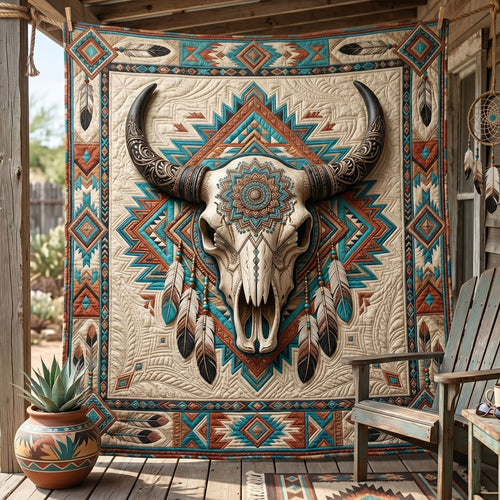 Desert Spirit Skull WN0606002CL Quilt