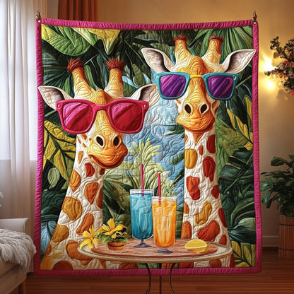 Tropical Cheers Giraffe KL0901015CL Quilt