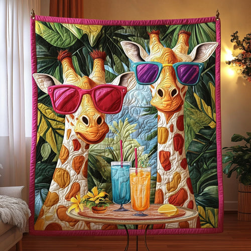 Tropical Cheers Giraffe KL0901015CL Quilt