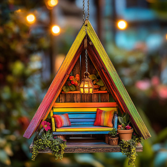 Pallet Hut Mini Haven WN0412042CL Christmas Ornament