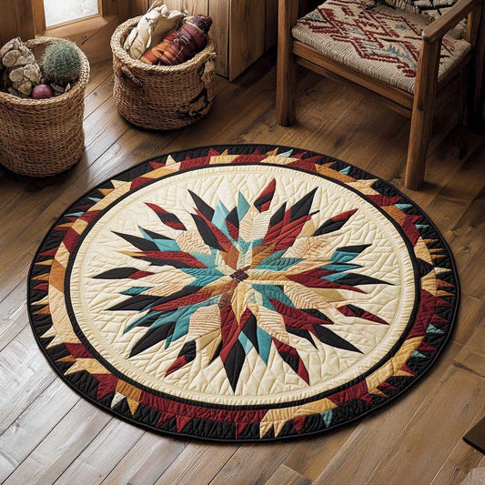 Native American Journey WN1903083CL Quilted Round Mat