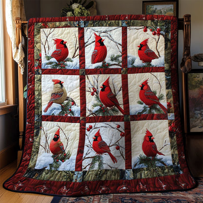 Icy Cardinal WN2002042CL Quilt