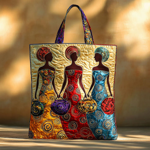 Tribal Woman WN2410069CL Quilted Tote Bag