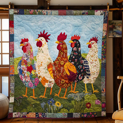 Quirky Chicken WN0803052CL Quilt