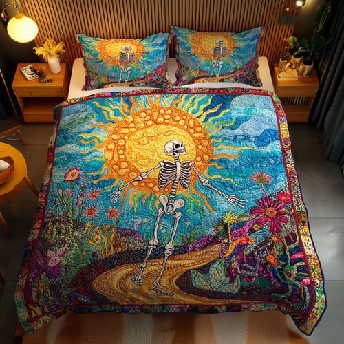 Dancing Skeleton WN1003083CL Duvet Cover Set