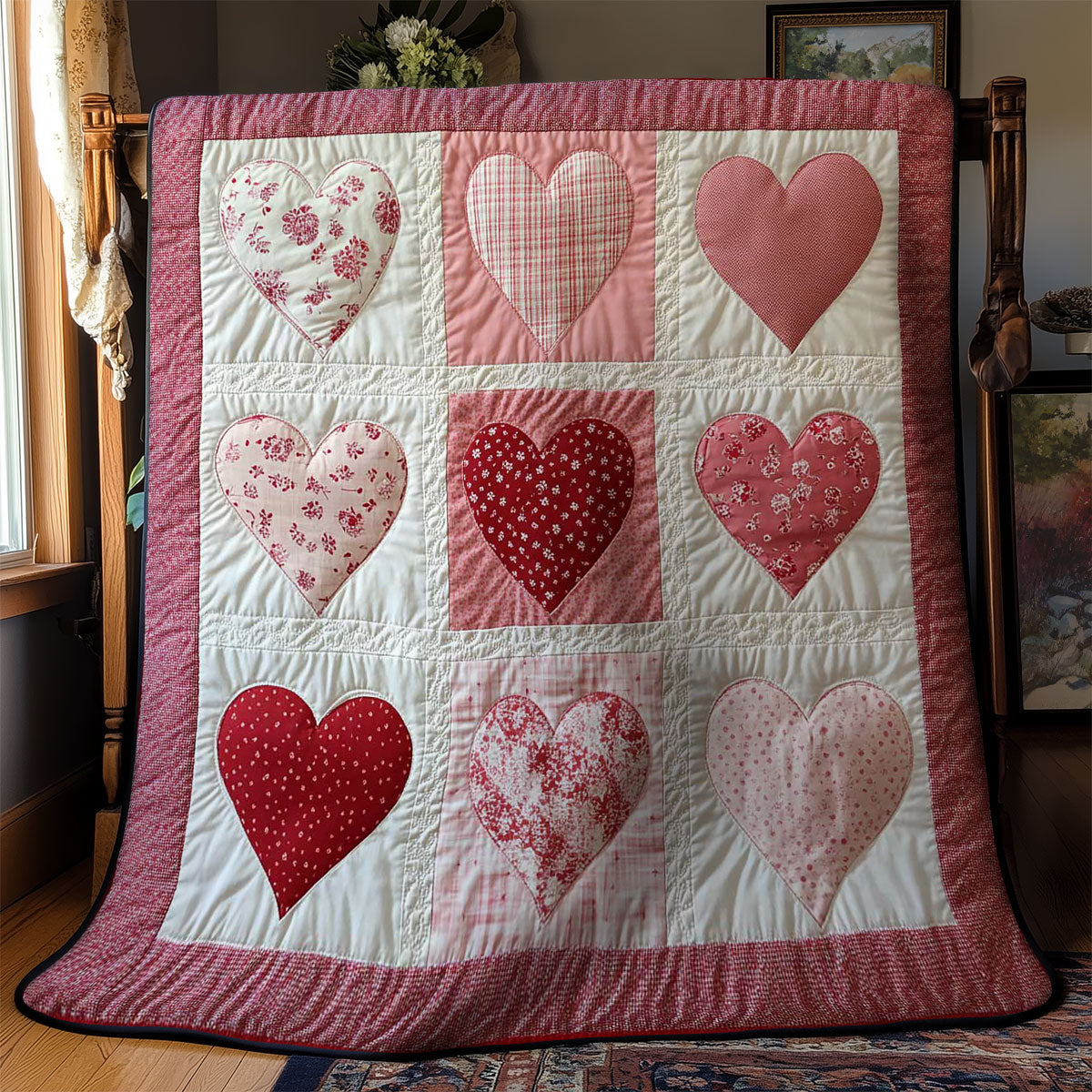 Rustic Heartwarming WN1002017CL Quilt