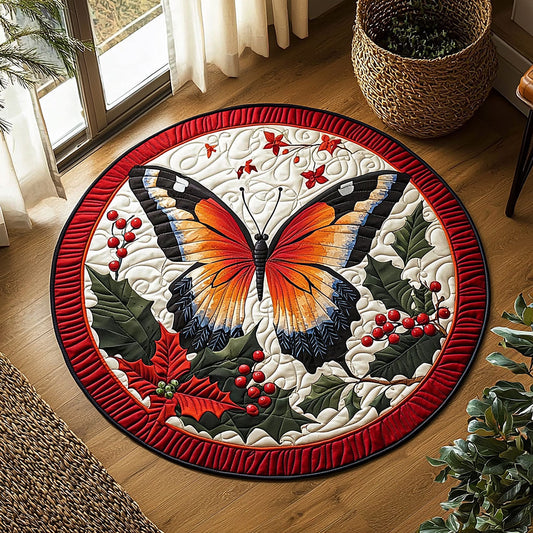 Holly Monarch QA0212031CL Quilted Round Mat