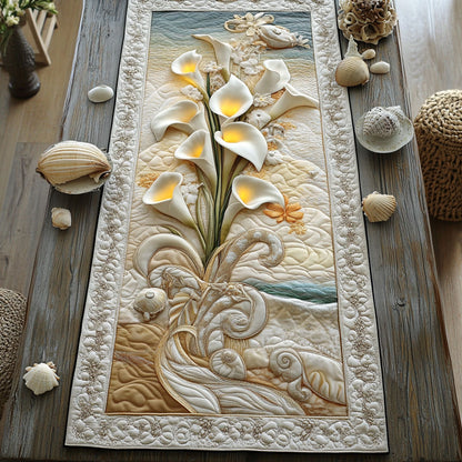 Calla Lily Frame Of Light WN1806004CL Quilted Table Runner