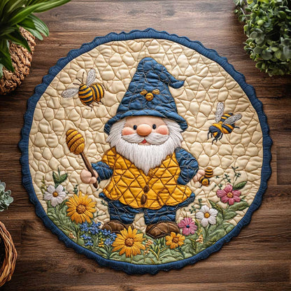 Bee Gnome WN2703036CL Quilted Round Mat