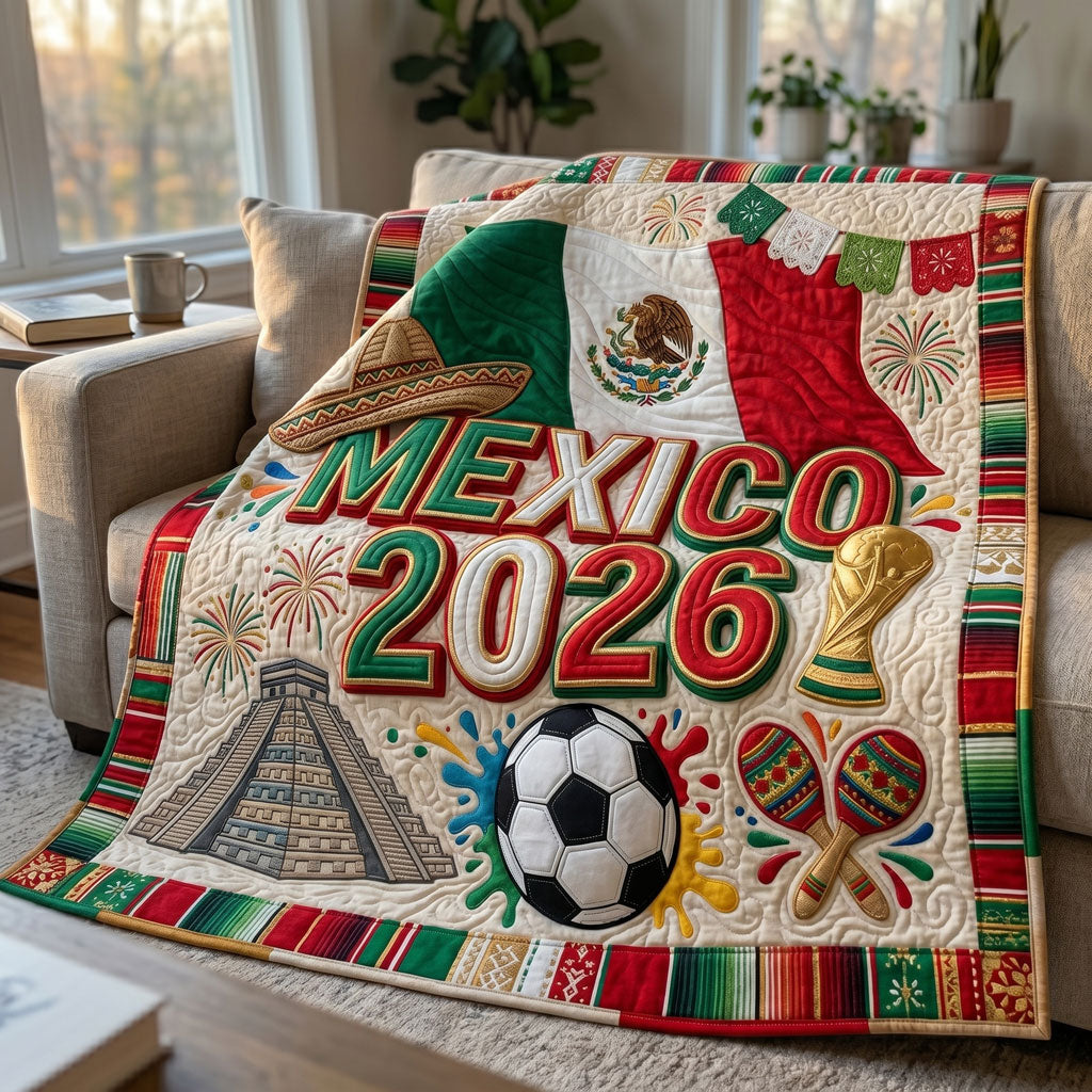 Mexico 2026 Fiesta Soccer WN1704012CL Quilt