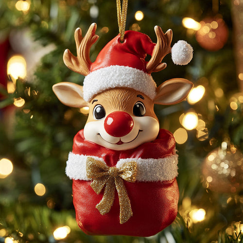 Snowy Deer CP2411151CL Christmas Ornament