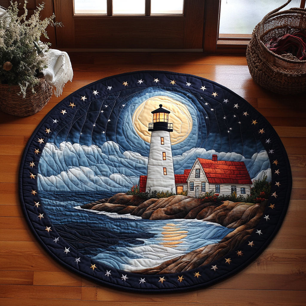 Guided By Starlight WJ1006037CL Quilted Round Mat
