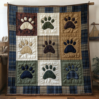 Dog Paw Path WN1201021CL Quilt