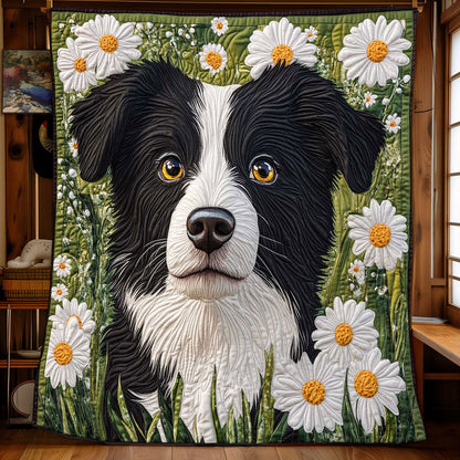 Daisy Border Collie WP0701007CL Quilt