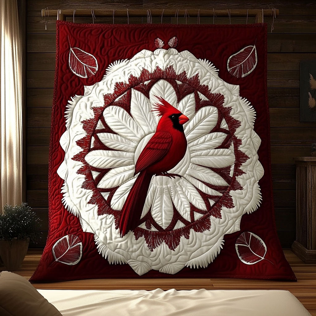 Timeless Cardinal Crest KL0501021CL Quilt
