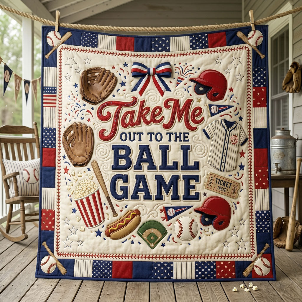 Take Me To The Ball Game WN0206015CL Quilt