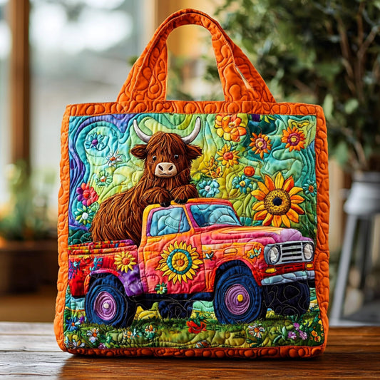 Hippie Cow QA1911008CL Quilted Tote Bag