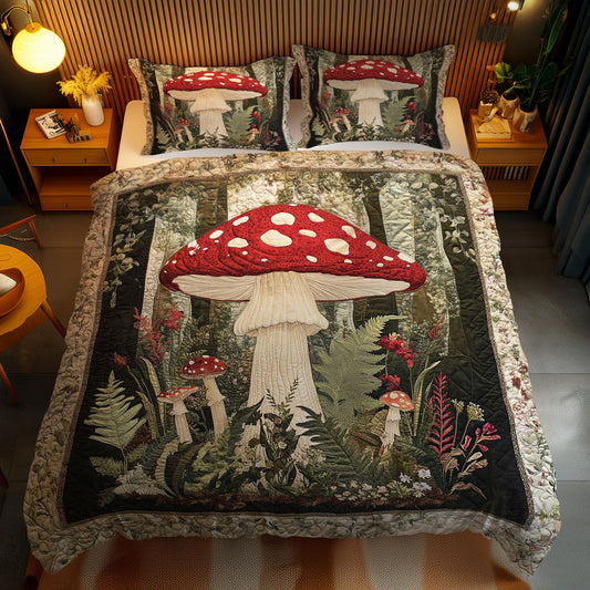 Forest Mushroom WN1303157CL Duvet Cover Set