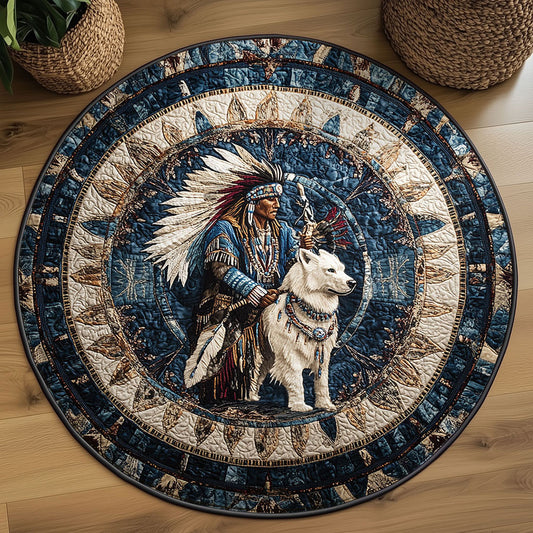 Sacred Circle Native WN2008100CL Quilted Round Mat