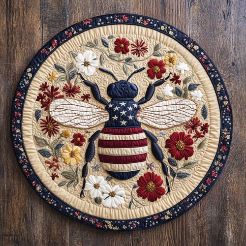 Bee Flare WN1905009CL Quilted Round Mat