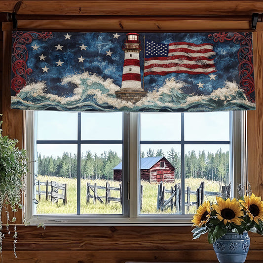 Lighthouse Storm WN0906090CL Quilted Valance