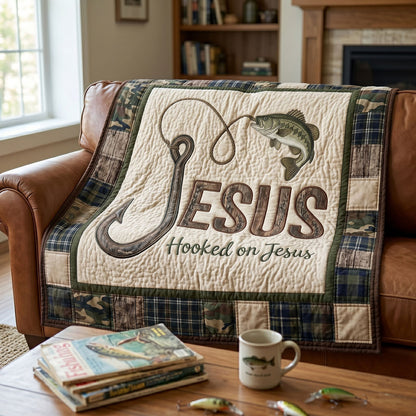 Hooked On Jesus WN2204014CL Quilt