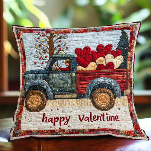 Romance Truck CP1301073CL Quilt Pillow Case