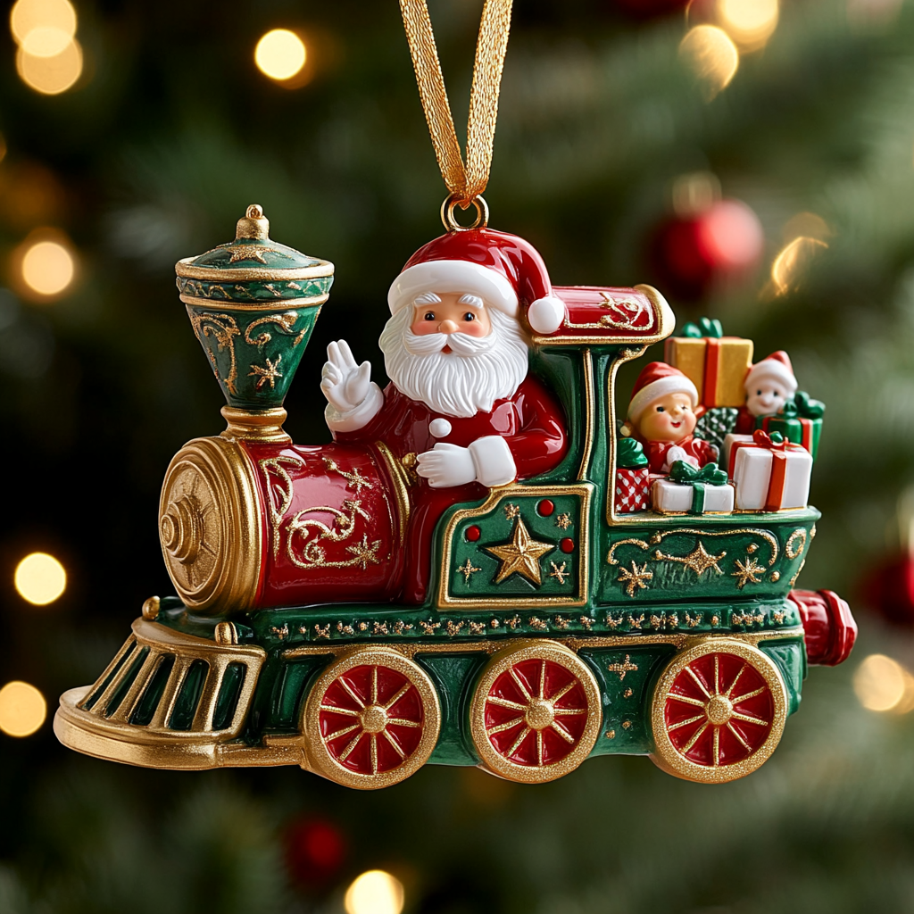 Santa Railway CP2811157CL Christmas Ornament