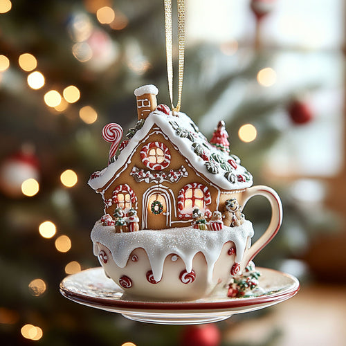 Sweet Teacup WN2911074CL Christmas Ornament