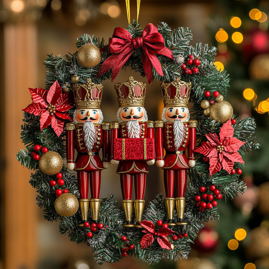 Nutcracker Wreath CW1510064CL Christmas Ornament