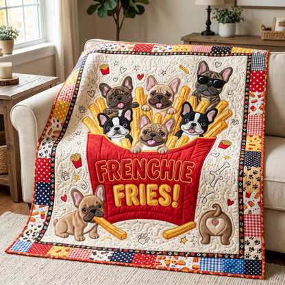 Frenchie Fries XR1505011CL Quilt