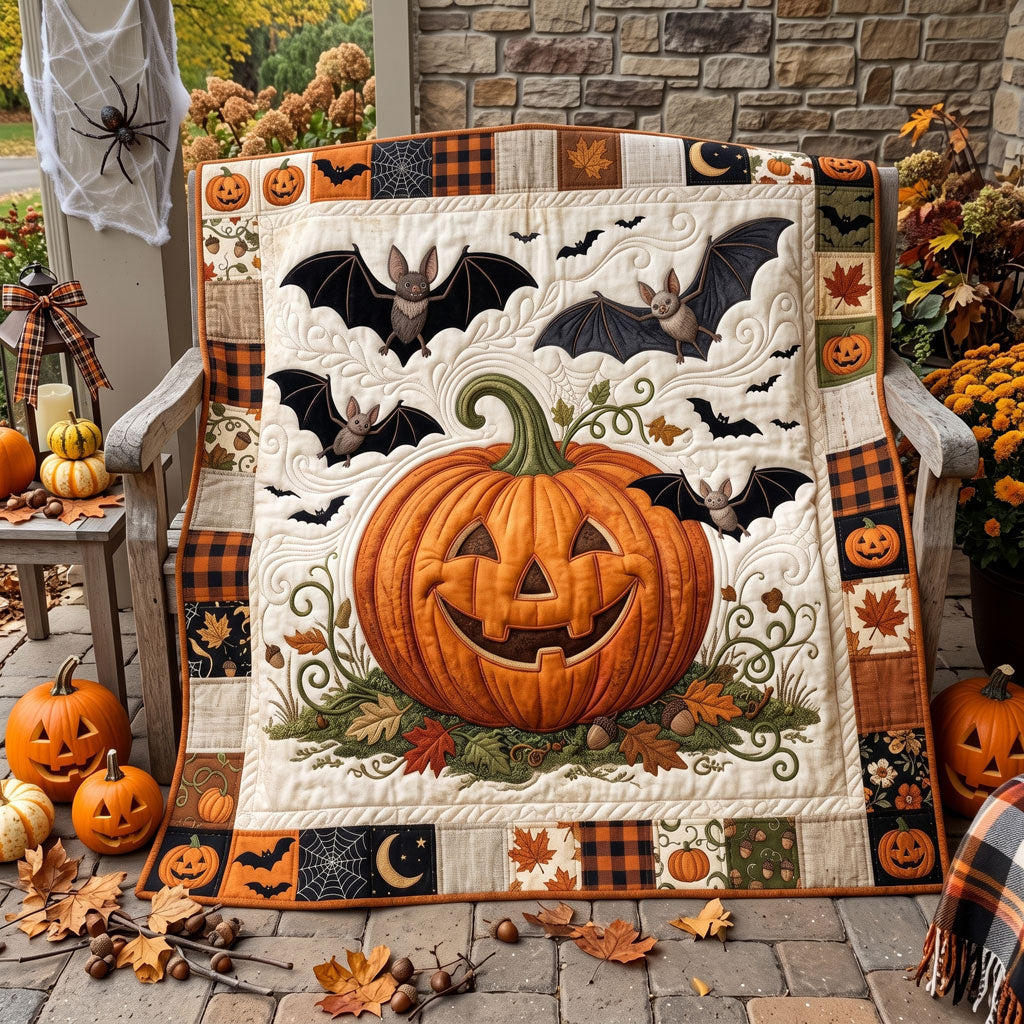 Moonlit Pumpkin Patch WN2606014CL Quilt