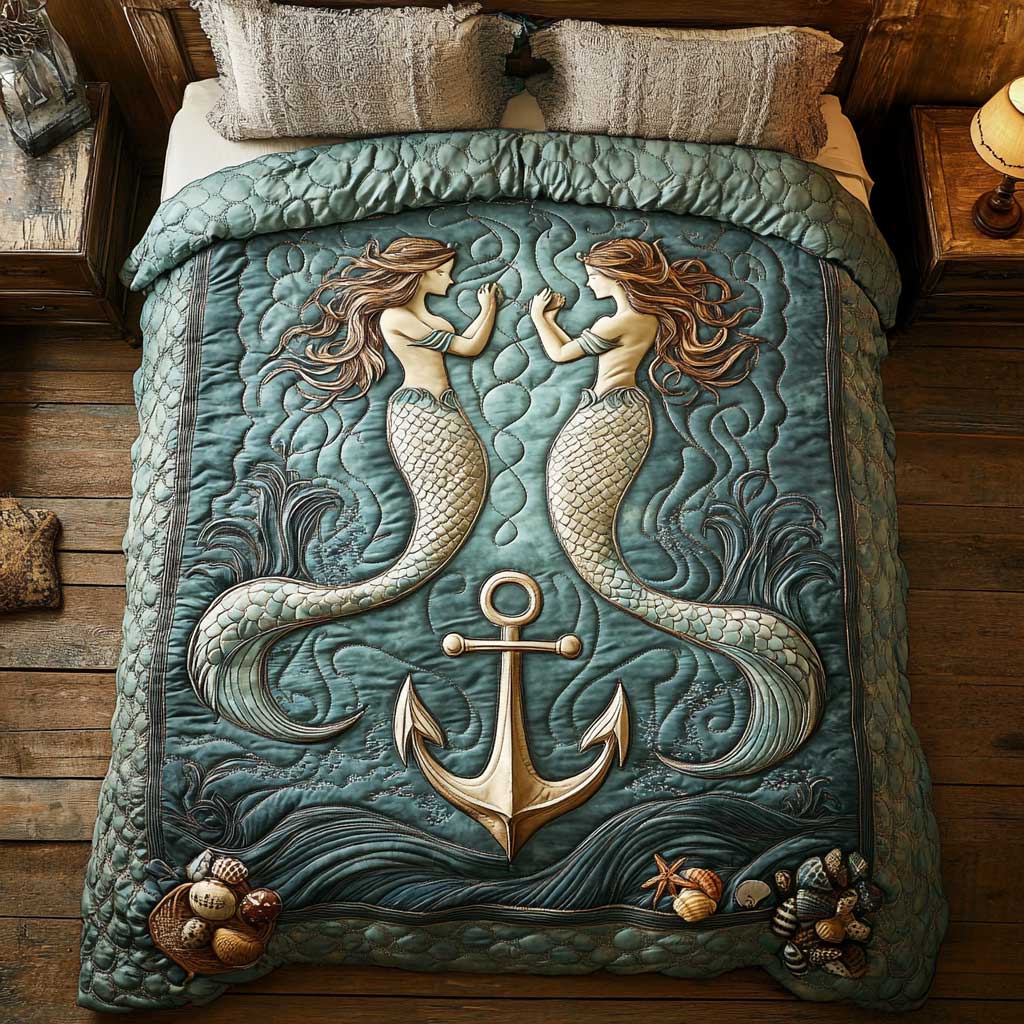 Sea Mermaid WP2201014CL Duvet Cover Set