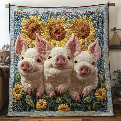 Blossom Pig WN0901005CL Quilt