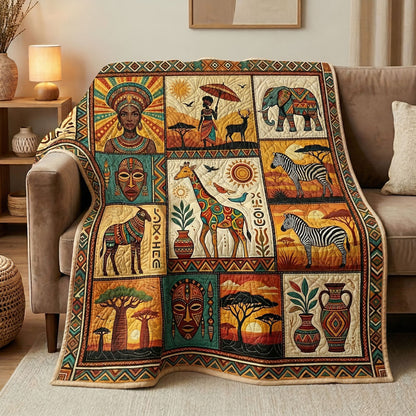 African Heritage Patchwork WN0904003CL Quilt